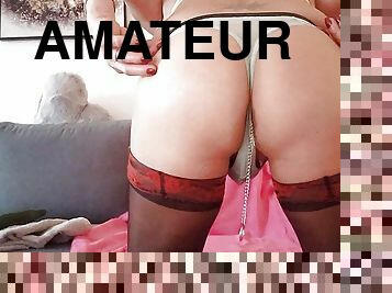 masturbation, transsexuelle, amateur, anal, jouet, européenne, euro, solo