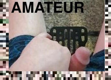 masturbation, amatör, gigantisk-kuk, ensam, kuk