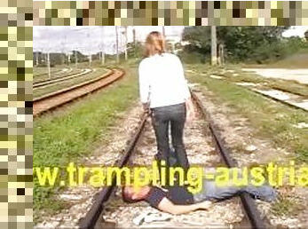 trampling on rails