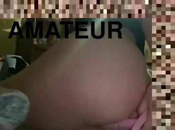 cul, masturbation, amateur, anal, jouet, ejaculation, solo