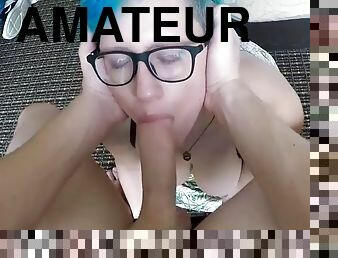 amatör, cumshot, pov, ansiktssprut, hotell