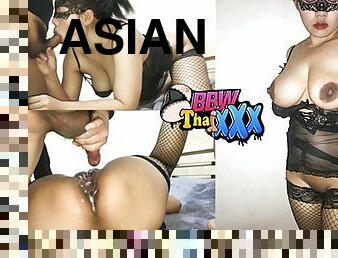 asiatisk, storatuttar, bröstvårtor, fitta-pussy, fru, amatör, mogen, cumshot, milf, hemmagjord