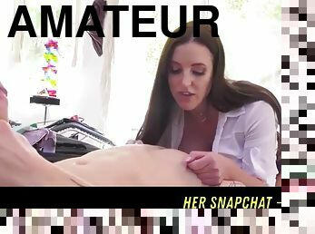 Anal after catching bf jerking her snapchat wetmami19 add