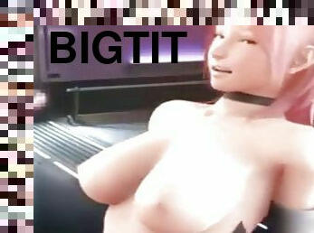 3d big tits monster fuck on a space ship