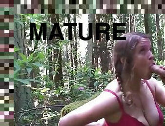 Cheerleader fucked in the woods