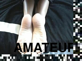 amatör, fötter, fetisch