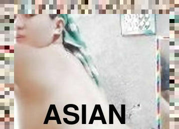 asiatisk, amatør, anal, skønheder, teenager, hjemmelavet, røv-butt, solo