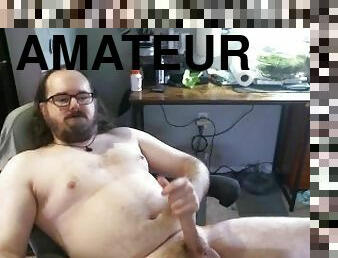 masturbation, amatör, cumshot, gigantisk-kuk, sprut, webbkamera, ensam, kuk