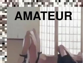 masturbation, amateur, danse, solo