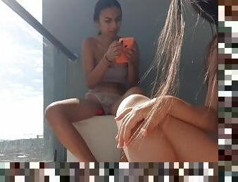 masturbación, orgasmo, público, amateur, lesbiana, juguete, latino, jóvenes18, pequeñita, morena