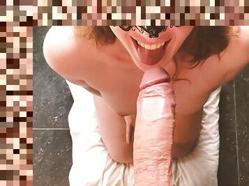 gros-nichons, amateur, énorme-bite, fellation-profonde, point-de-vue, ejaculation, fétiche, hôtel, brunette