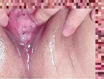 asiatisk, masturbation, gammal, pissande, fitta-pussy, kvinnligt-sprut, amatör, mogen, cumshot, ung18