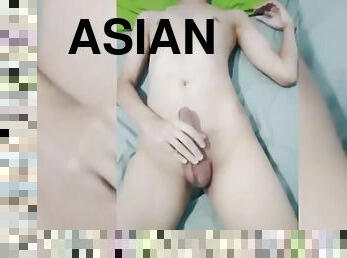 asiatisk, masturbation, smal, cumshot, gay, avrunkning, ung18, webbkamera, ensam