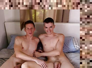 Heated moments for sexy boys Aiden Asher and Alex Meyer