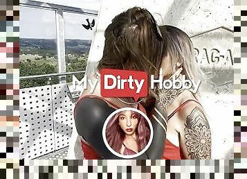 MyDirtyHobby - Cameraman Fucks Gorgeous sexyrachel846 & Her Stunning Friend On Top Of A Tower