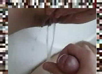 baignade, gros-nichons, masturbation, giclée, milf, compilation, ejaculation, blonde, seins, douche