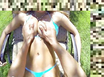 Hd pad - keisha gray loses rips off her bikini to fuck