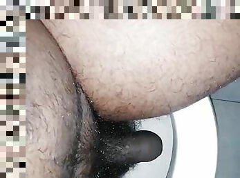 asiatisk, bad, pappa, masturbation, utomhus, anal, cumshot, tonåring, gay, avrunkning