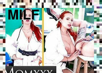MOMXXX Big tits MILF nurse Angel Wicky lesbian scissoring orgasm in office