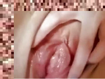 مؤخرة, البظر, استمناء, هزة-الجماع, كس-pussy, قذفة, هواة, مراهقون, وجهة-نظر, شقراء