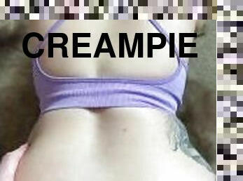 store-patter, far, hundestilling, teenager, creampie, par, sperm, britisk, farmand