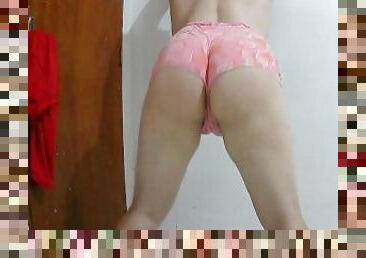 culo, masturbación, amateur, madurita-caliente, fetichista, a-solas