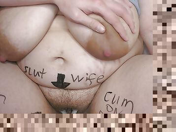 cul, gros-nichons, tricherie, poilue, énorme, masturbation, chatte-pussy, femme, amateur, ejaculation-sur-le-corps