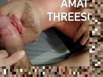 Amateur Threesome Grindr Hook Up