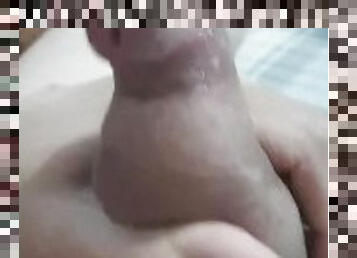 mastubasi, amatir, penis-besar, seorang-diri, penis