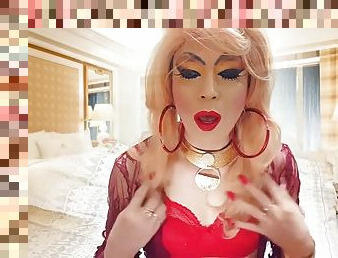 SISSY NICLO - SHEMALE - TRANSGENDER - HOT MAKEUP DIRTY SLUT I WANT BLOWJOB