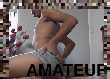 Latin Amateur Alejo Dildo Jacking