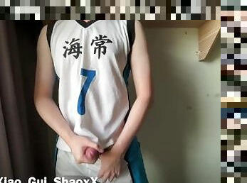 Kise Ryouta (Kuroko no Basuke) Cosplay Masturbation ?loud moaning+nipple play?