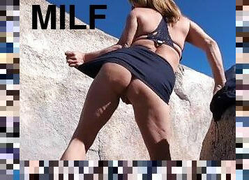 Hottest MILF Ever Cum to the Mountains with Me