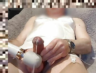 masturbation, amateur, ejaculation-sur-le-corps, jouet, gay, massage, européenne, britannique, euro, percé