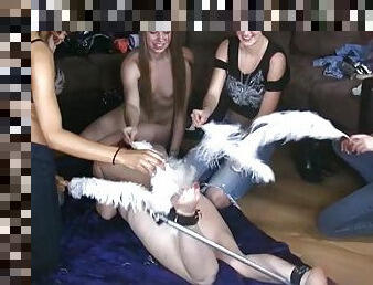 Strip Estonian Roulette with a Group of Wild College Girls