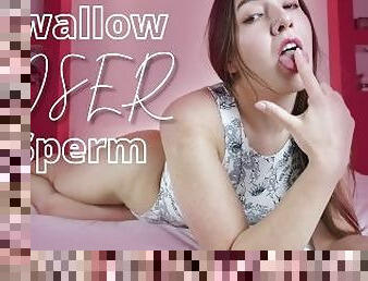 masturbation, orgasm, tonåring, sväljer, slyna, juckande, sprut, italiensk, sperma, fetisch