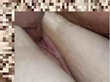 fisse-pussy, amatør, milf, mor, gruppesex, sperm, moder, lille, våd, tatovering