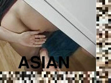 asiatique, amateur, anal, jouet, gay, européenne, pute, euro, gode, solo