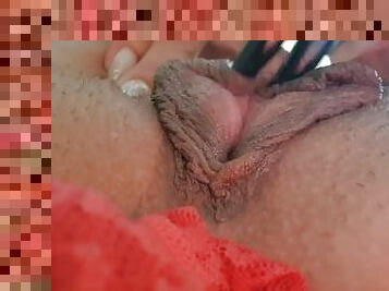 traseiros, teta-grande, clitóris, masturbação, orgasmo, cona-pussy, amador, brinquedo, caseiro, pov