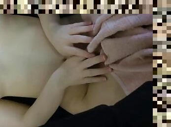 asiatique, masturbation, lesbienne, japonais, massage, thaï