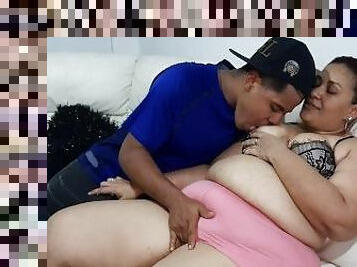 tetas-grandes, masturbación, mayor, coño-pussy, amateur, maduro, madurita-caliente, latino, mamá, regordeta