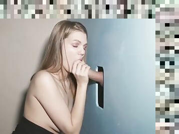 Blowjob at the glory hole