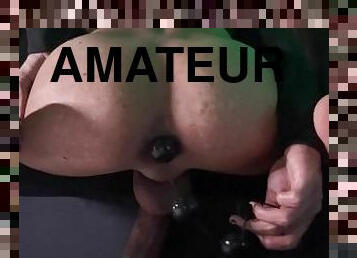 masturbācija-masturbation, amatieris, tūpļa, homoseksuāls, pakaļa-butt, fetišs, solo, bumbas, mirklis