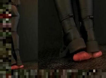 crno, stopala-feet, dominacija, stopala, femdom, koža