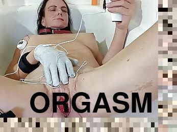 LizzyYum december 2023 electric new year 2024 Post Op Orgasm Pussy Masturbation Teasing