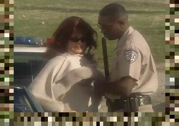 Marilyn chambers very sexy white milf arrested and fucked by black officer