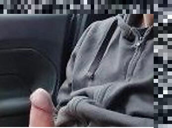 Masturbating in public car park