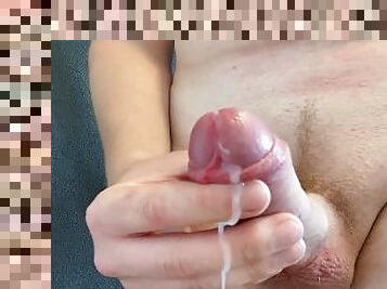 Huge edging pre cum