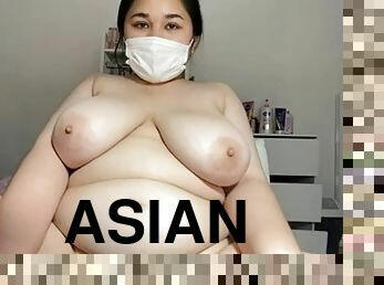 asiatisk, storatuttar, amatör, milf, bbw, thailändsk, söt, rumpa-butt