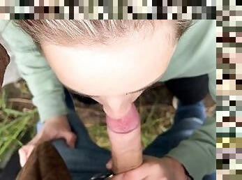 extrem, publik, amatör, brudar, avsugning, hemmagjord, par, pov, sperma